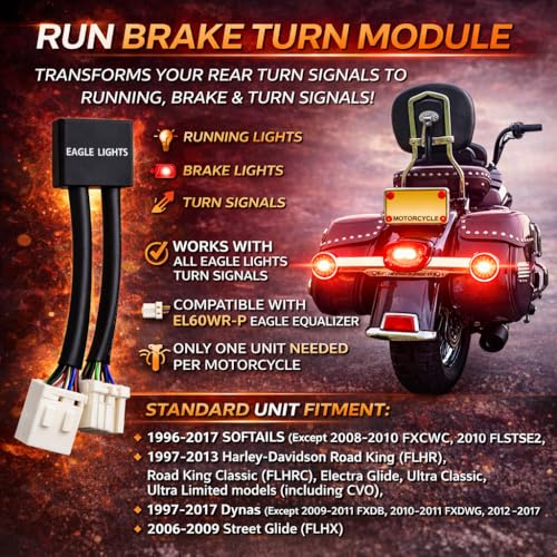 Image of Eagle Lights Run /Brake /Turn Module for Harley Davidson Motorcycles