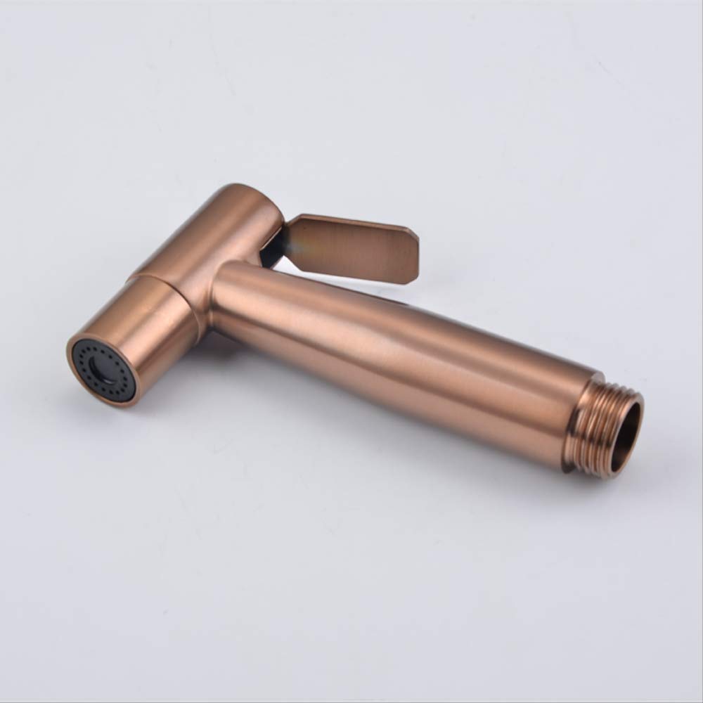 Set Doccia A Spruzzo Per Bidet A Mano Kit Per Doccia Con Spruzzatore Per Wc Rubinetto Per Bidet, Nichel Spazzolato, Oro Rosa Spazzolato Acciaio Inossidabile 304 Nero 3