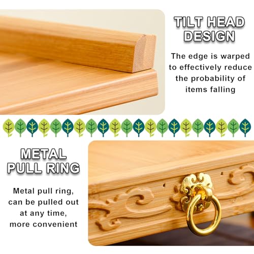Table d'autel bouddhiste compacte pour ranger les accessoires de méditation zen - 6