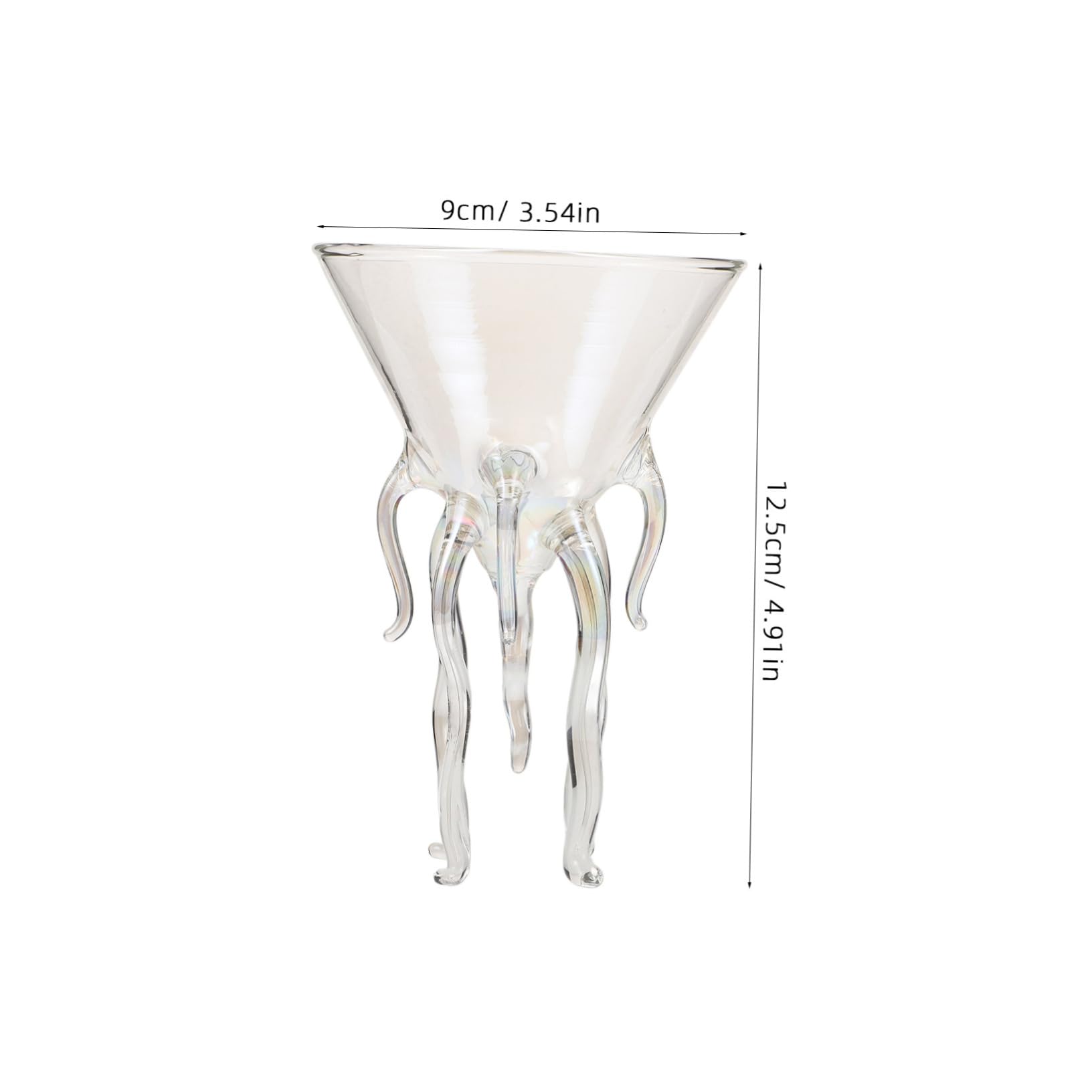 PRETYZOOM 4piezas Copa De Cóctel De Vaso De Martini Elegante De Diseño De y Medusa para Bebidas Decoraciones y Celebraciones