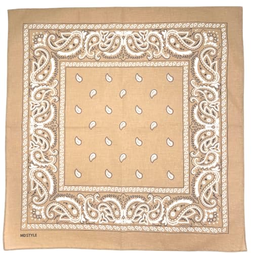 image for MDSTYLE 100% Cotton Bandana for Men & Women 22
