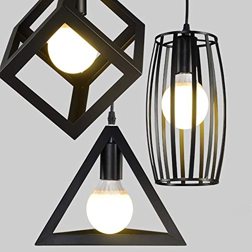 STOEX Lampada a sospensione vintage gabbia in