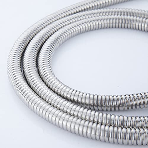 Gnimauhz Küche 78 Zoll oder 200 cm ausziehbarer Spülbecken-Wasserhahn Ersatz ausziehbarer Sprühkopf Schlauch Edelstahl (Galvanisierung, 2 Meter)