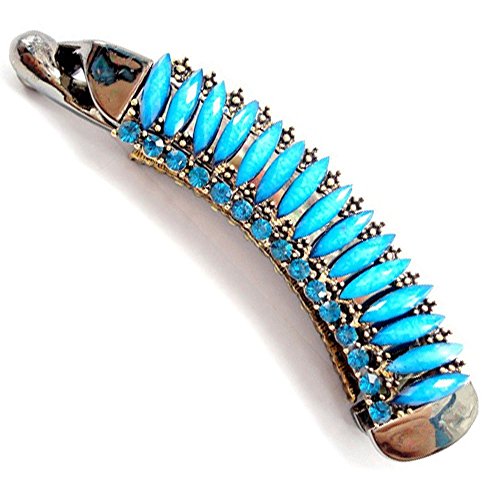 Retro Handmade Diamond Hair Accessories, Banana Clip