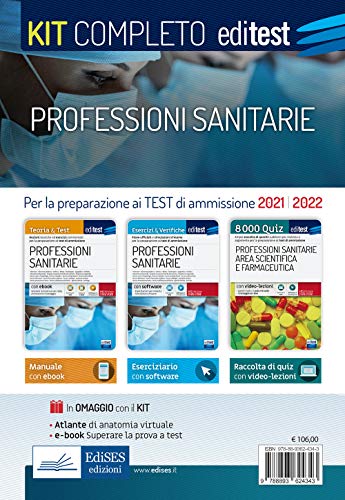 Test Professioni Sanitarie 2021: Kit completo. Con due e-book, simulatore e video-lezioni in omaggio