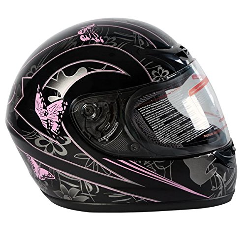 TCMT Adult Full Face Scooter Street Dirt Bike ATV Motocross Motorcycle Helmet with Open Face Sun Shield DOT