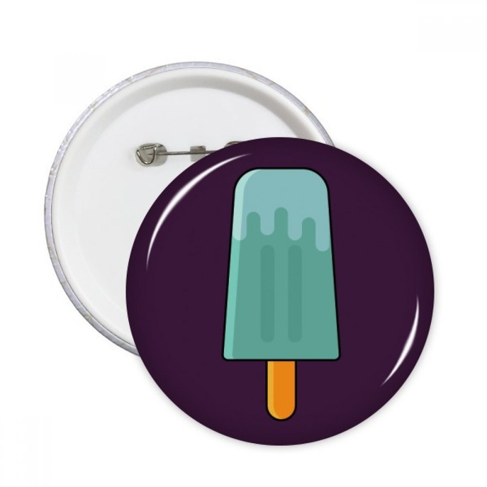 Badge Button Ice Cream bleu vert pour customiser un vêtement