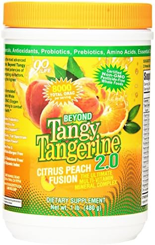 Youngevity BTT 2.0 Citrus Peach Fusion 480 g Canister, Packaging May Vary - 6 Pack