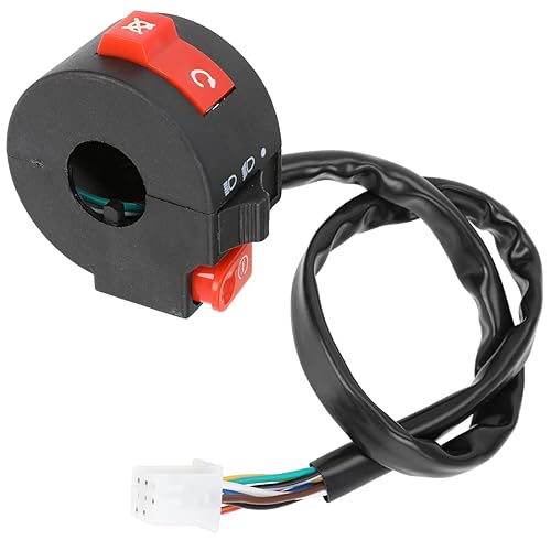 Miniatura 2 de FVRITO Interruptor de luz de arranque izquierdo para 50cc 70cc 90cc 110cc 125cc TaoTao RoKeta Sunl RPS ICEbear RPS Yamoto Jetmoto Kazuma Vitacci