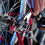Universal 8 in 1 Socket Wrench Multi-function Wrench Tool with 360° Rotating Head Spanner Tool for Home and Bicycle Car Repair (8-21mm)