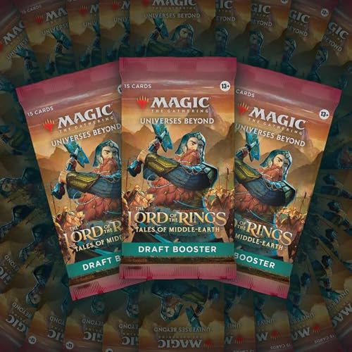 Magic: The Gathering The Lord of The Rings: Tales of Middle-Earth Draft Booster Pack (15 Magic Cards)