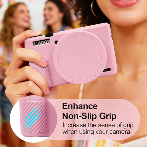 Funda de silicona para cámara Canon Powershot G7 X Mark III miniatura 4
