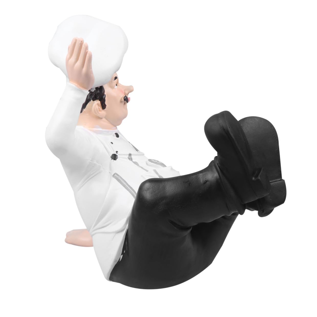 Statuetta Chef in Resina Europea Mini Scultura Decorativa da Cucina per Bar e Ristorante Chef Stabile per Tavolo e Casa Regalo per Amanti della Cucina