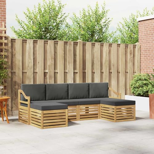 Confort en la terraza sin problemas de espacio gracias al sofá moderno de jardín modular 3