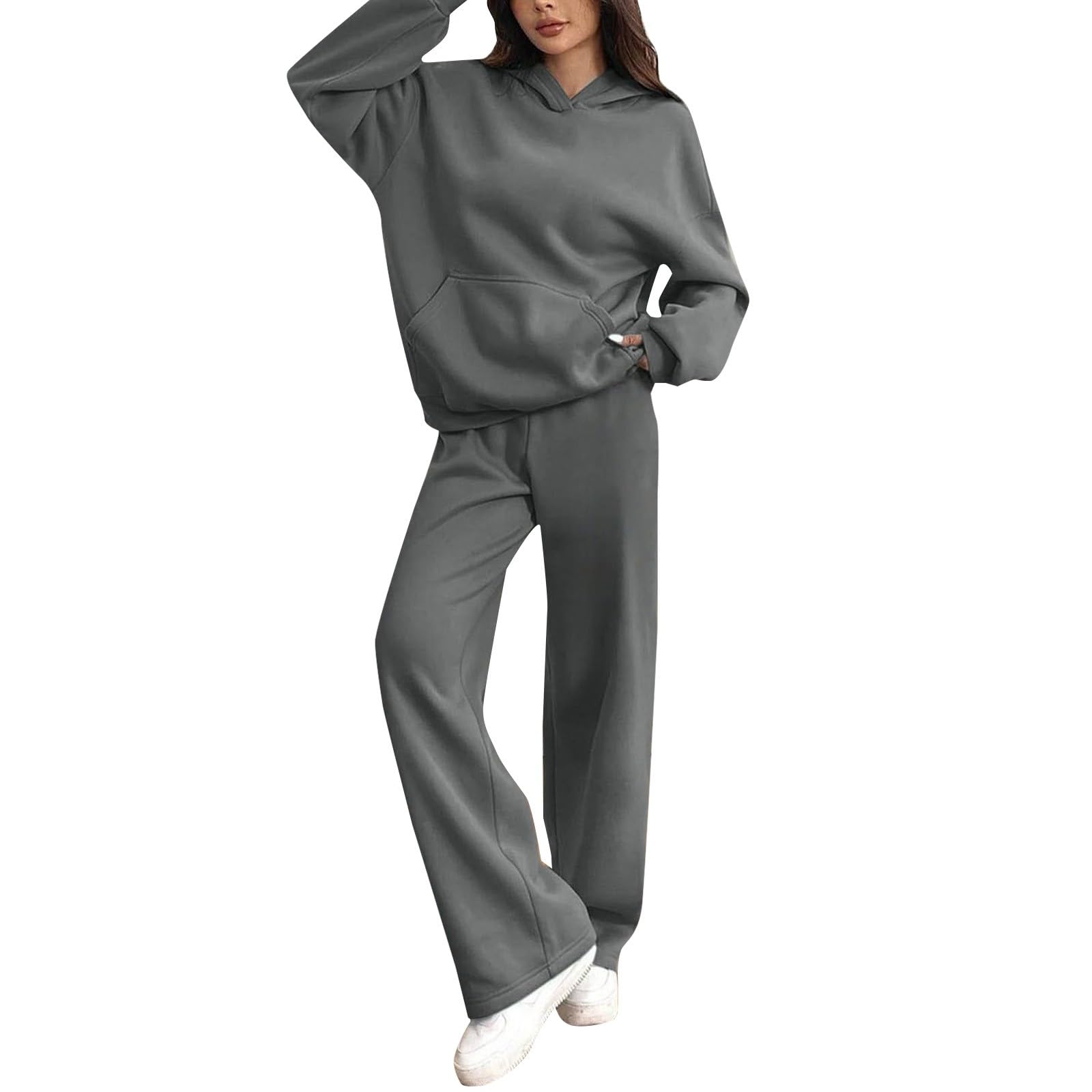 Tuta Da Donna Tute 2 Pezzi Casual Sportiva Completi Invernale Da Ginnastica