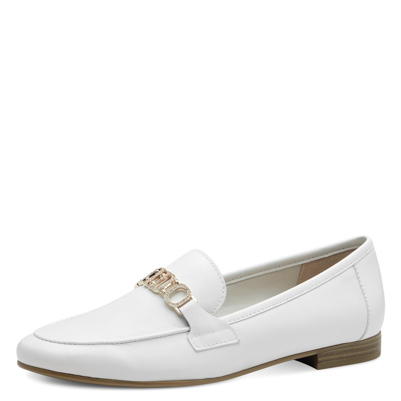 MARCO TOZZI Women's Damen by Guido Maria Kretschmer Slipper 2-84200-44 Loafer, White Nappa, 7.5 UK