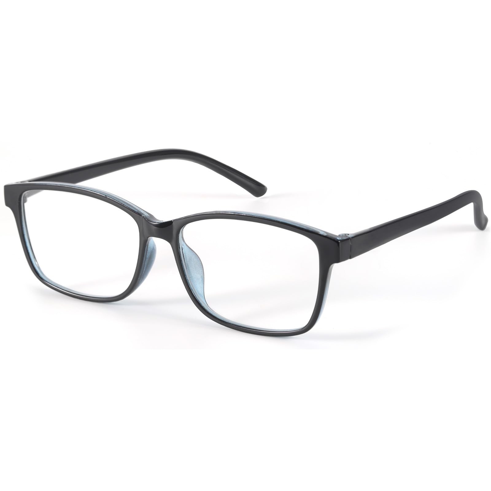 Photo 1 of VIEWBETTER 1.0x Magnifying Reading Glasses Real Glass Lenses Rectangle Blue Light Blocking UV Protection Scratch Resistant