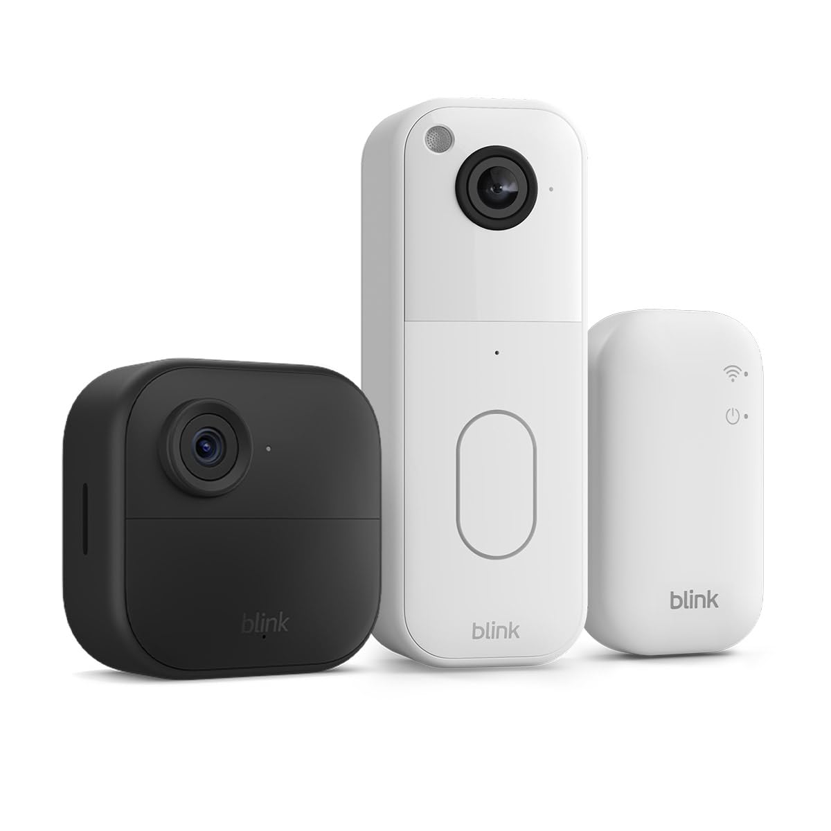 Videocamera Blink Outdoor 4 con Videocitofono Blink, Modulo di sincronizzazione di base incluso