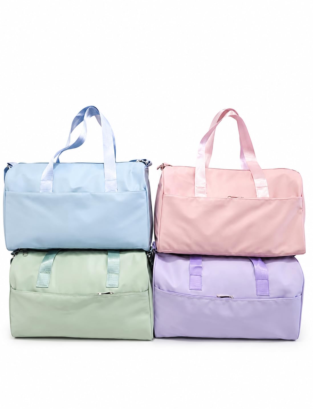 Duffel Bag for Travel | Pastel Colored, Gym & Staycations, Kids & Adults, Superior Quality Handles, Rust Free Zip-image-3