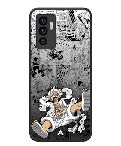 Image of Premium Anime 2 Case for Vivo v23e (Glossy Finish) Soft-Touch Metal TPU Back Cover, Shockproof, Designer, Aesthetic Mobile Phone Case