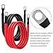4 AWG Battery Cable 4AWG Gauge Pure Copper Battery Inverter Cables with 3/8 in Lugs Both Ends Power Inverter Wire Set for Automotive Solar Marine Boat RV Car Motorcycle Red and Black (6ft)