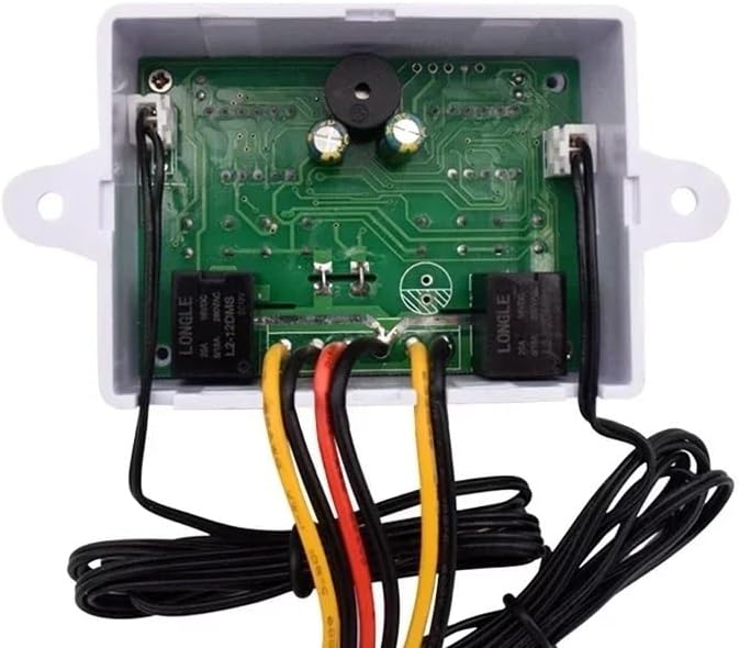 W1088 Dual LED Digital Temperature Sensor Meter Controller Electric Heating Thermostat 220V Aquarium Incubator Thermoregulator(DC 24V)