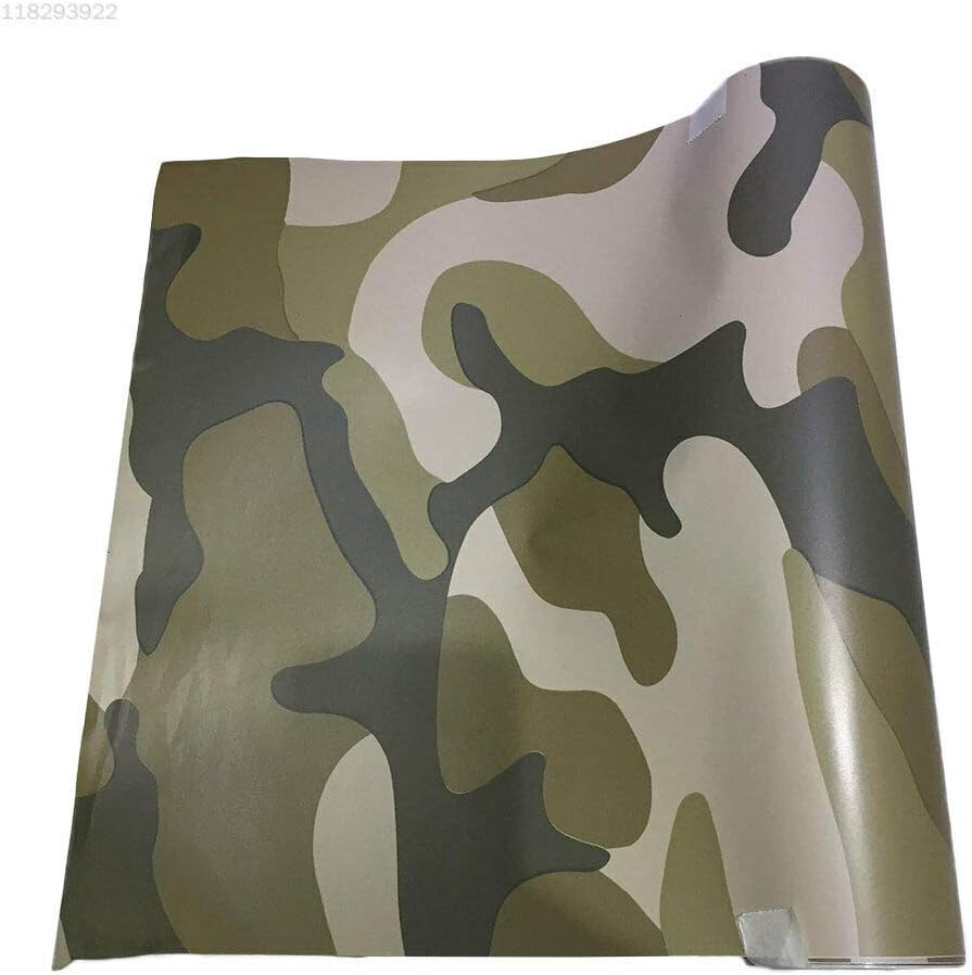 ELECTROPRIME 053A Camouflage Tawny Film Stylish Car Wrap Sheet Color Change 30x152cm