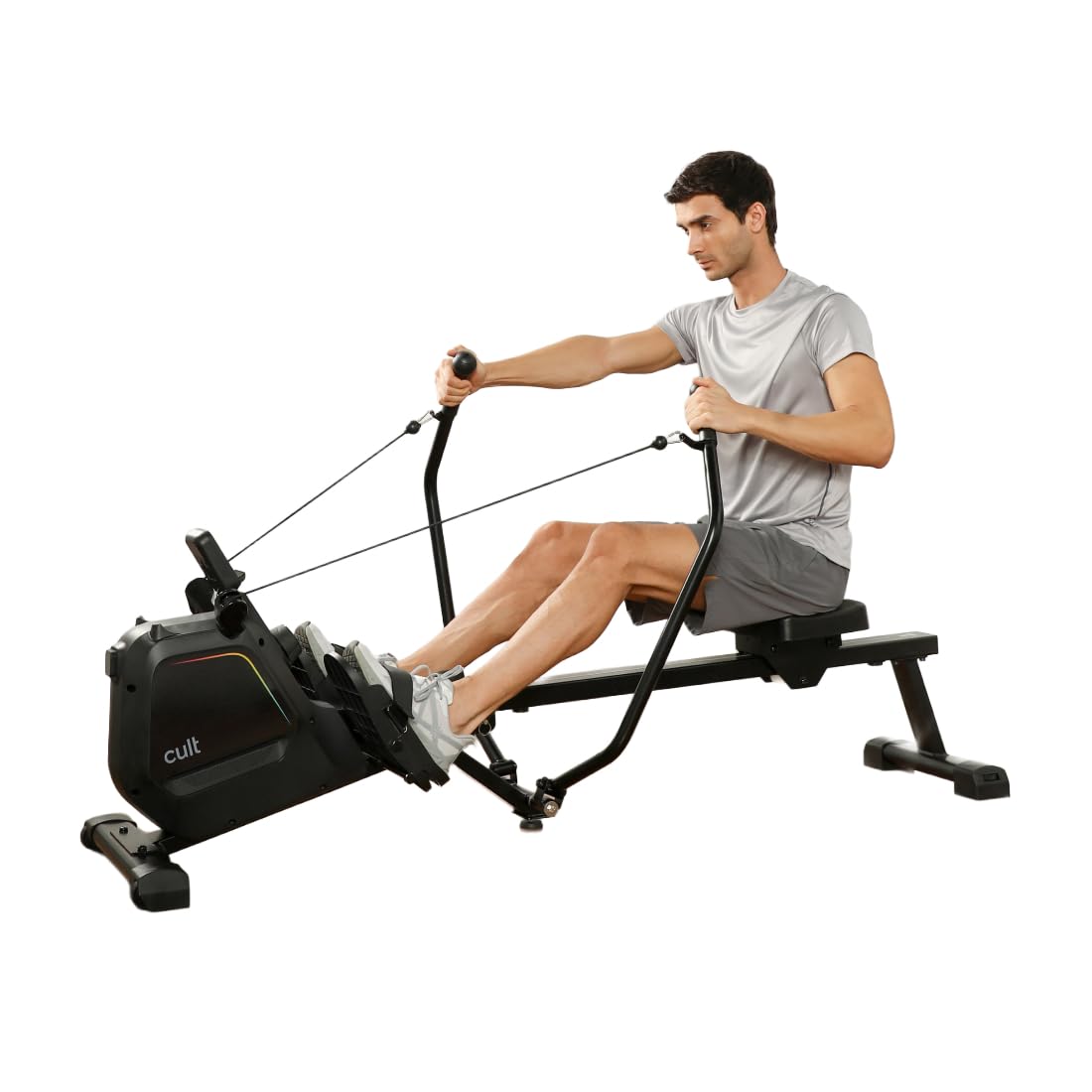 Angled Rower Cult SmartRowDualGlide Full-Motion Magnetic Rower | 120Kg Max Weight ...