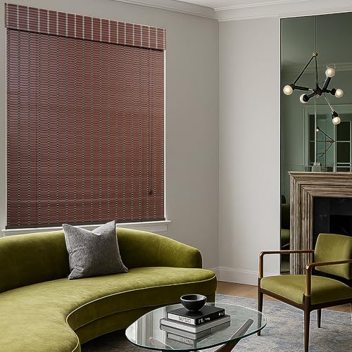 Image of Light Filtering & Cooling PVC Exterior & Interior Window Blind for Balcony and Outdoor Area - Sun Shade, Heat Reducing, Rain Resistant Choclate Brown (4 Feet Width X 7 Feet Height)