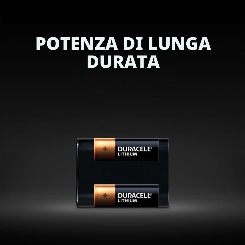 5X Duracell 245 2CR5 Lithium (5 Blister Da 1 Batteria) 5 Pile