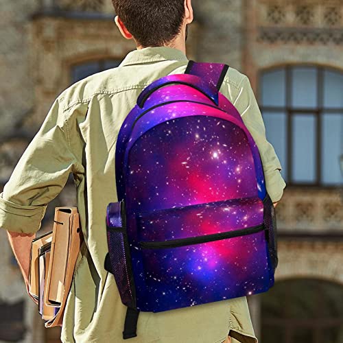 Sac à dos galaxie avec trousse pour l'école et l'université