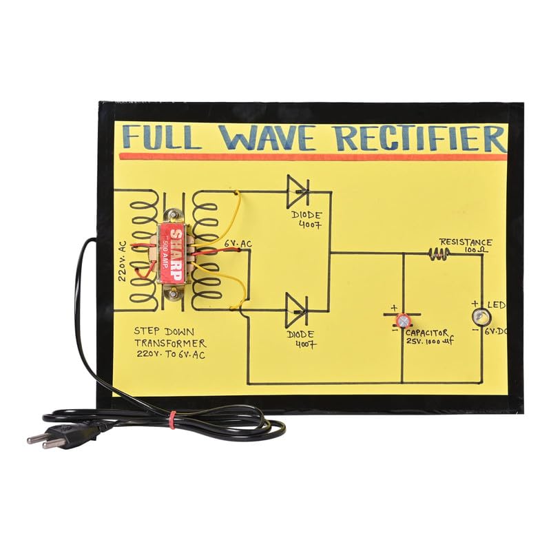 LIMRON ENTERPRISES Full Wave Rectifier for Science Project (B0CN79MDMK) Amazon Price History, Amazon Price Tracker