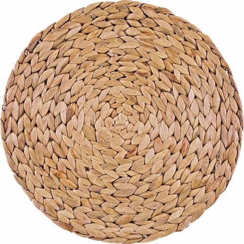 Set of 4 NATURAL Water Hyacinth WEAVE PLACEMATS Tablemats BY CREATIVE...