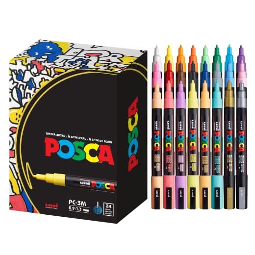 Posca Paint Markers Set of 24 Colors
