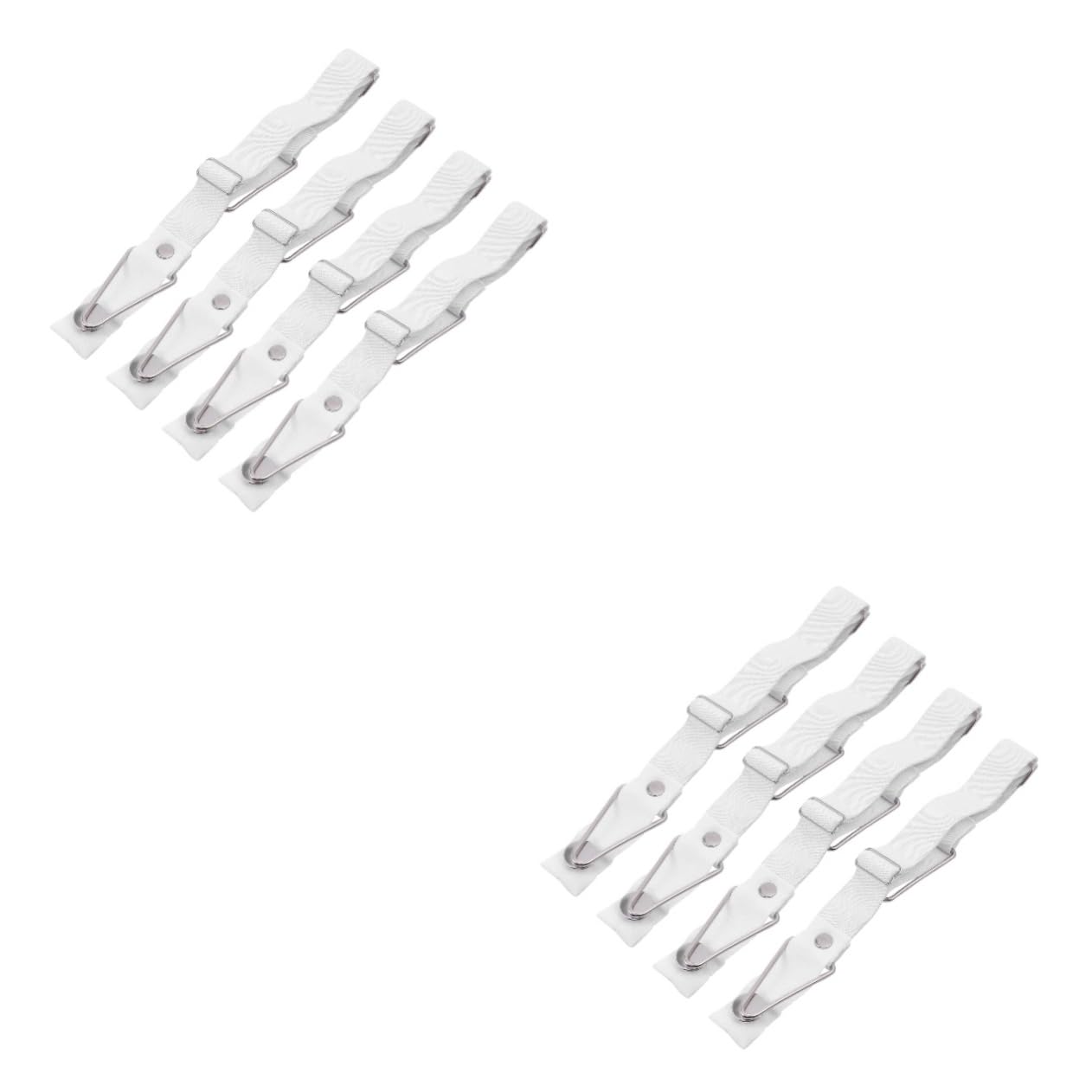 Mikinona 8stücke Anti-rutsch Bettlaken Fixierer Verstellbare Clips Für Bettwäsche Und Steppdecken Für Ordentliche Betten Langlebige Materialqualität Einfache Anwendung