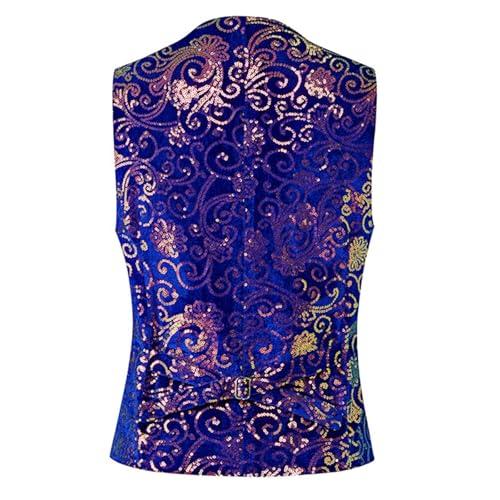 Men's Gothic Victorian Waistcoat Slim Fit Medieval Court Vests Retro Tailcoat Halloween Performance Sleeveless Jacket3