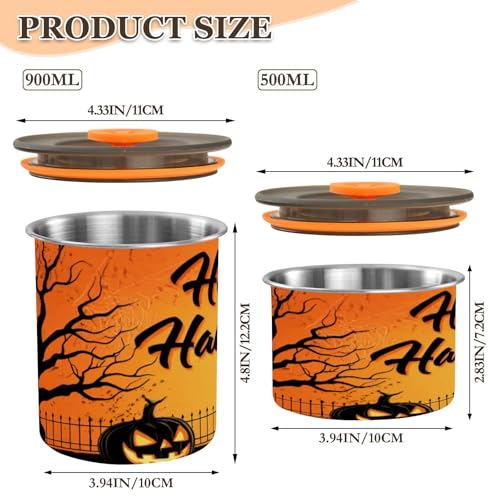 STAYTOP Envase Hermético de Acero Inoxidable 500ml miniatura 2
