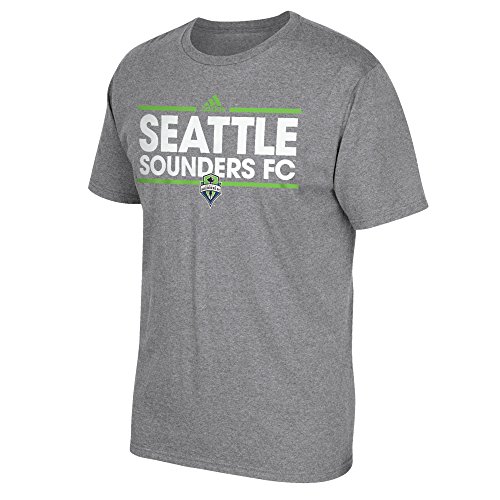 MLS Seattle Sounders Fc Men's Dassler Tee, Gray, Medium