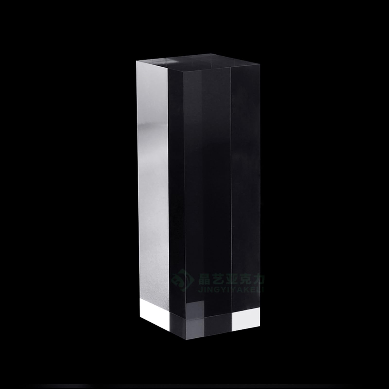 Akrylowy blok ekspozycyjny w kształcie sześcianu, Bloki z akrylowymi kostkami, przezroczyste, 9-30 cm(30cm)