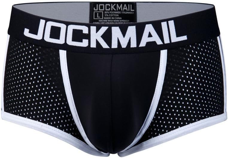 JOCKMAIL Men's Boxer Briefs Mesh Quick Dry Comfort Mens Boxer Briefs Stretch Trunks - Image 7