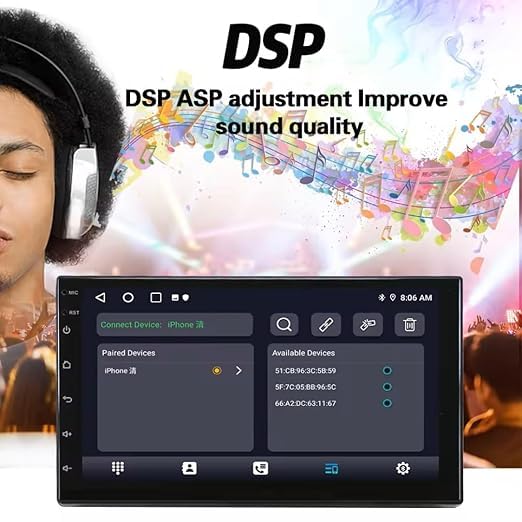 Image of VOLMAX 9 Inch 1280P HD IPS | TS-9 Processor | Car Android Display with Gorilla Glass | Double Din Car Stereo 2GB RAM /32GB ROM Multimedia Player with AHD Camera, Dashboard Frame & Socket