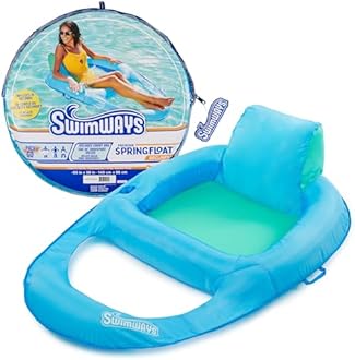 SwimWays Prem Recliner SkyBlue
