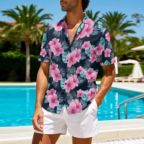Pyjama manche-courte confortable et vêtements de nuit légers pour hommes - 2