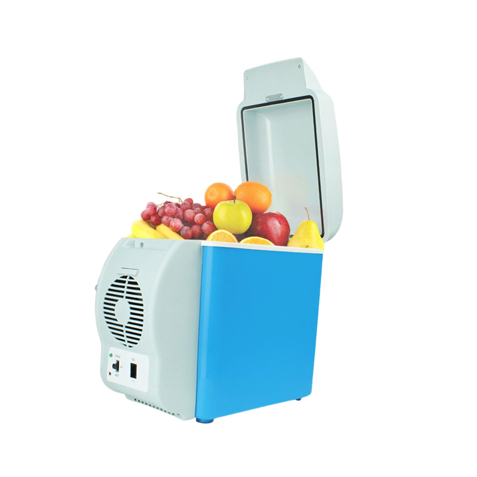 UNYQBFKM Mini Car Refrigerator for Food, Drinks, 7.5L Portable Car Fridge 12V Cooler and Warmer Small Fridge for Bedroom, Car, Office & Dorm
