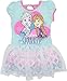 Disney Frozen Elsa Anna Toddler Girls' Bow-Back Tulle Dress, Blue