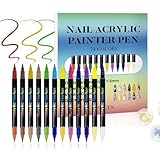 nails company lens Cerdas que no se Deshilachan: La base de cerdas reforzada evita que se deshilachen o abran durante el uso, asegurando un y uniforme cada vez. Mejora la precisión al crear diseños intrincados o un manicura simple en casa.