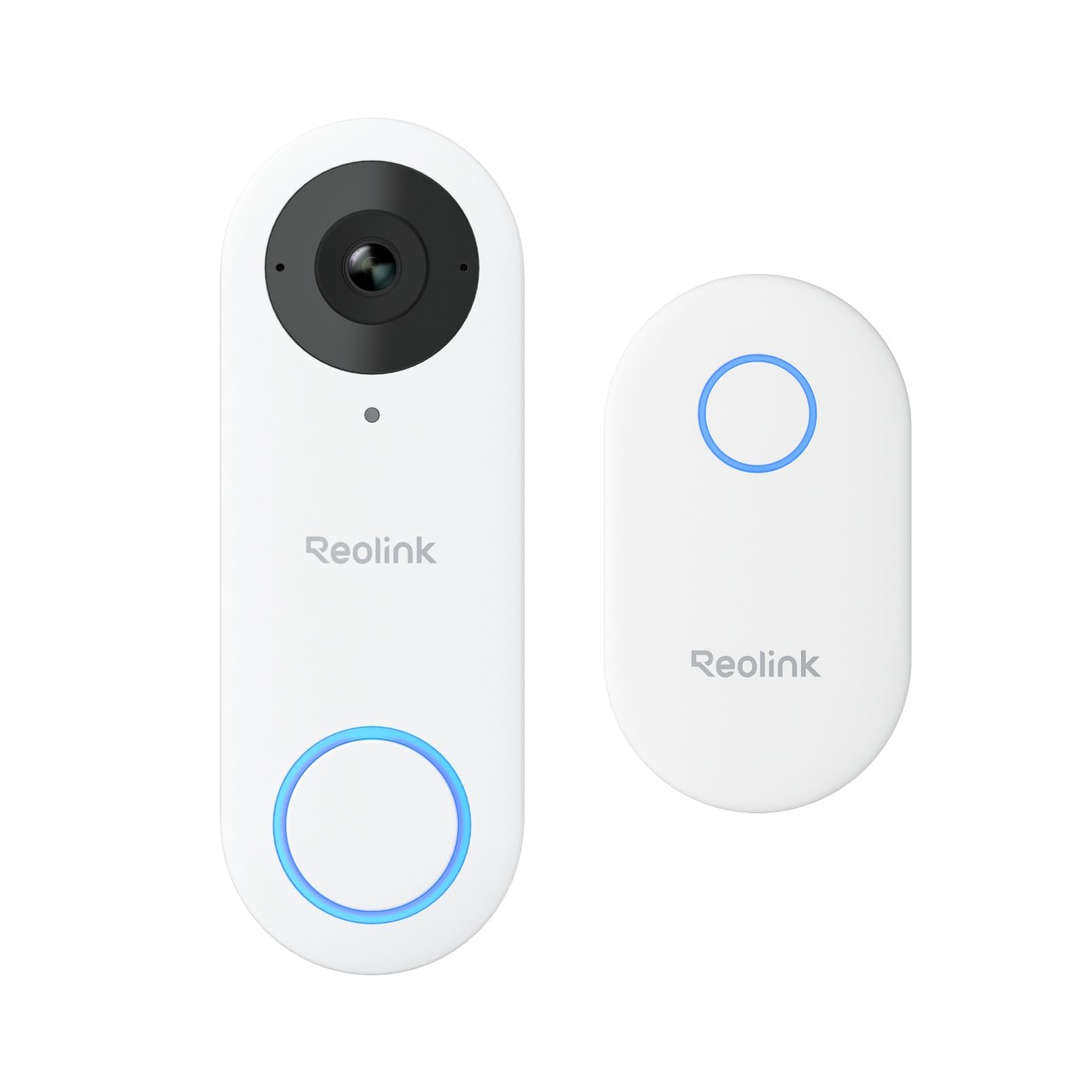 Reolink 5MP Sonnette Vidéo PoE Caméra avec Chime, Vue 3:4 Tête aux Pieds, Audio Bidirectionnel, Détection Colis/Personne, Étanche, Alertes Intelligentes, Compatible NVR (Filaire, Version 2024)