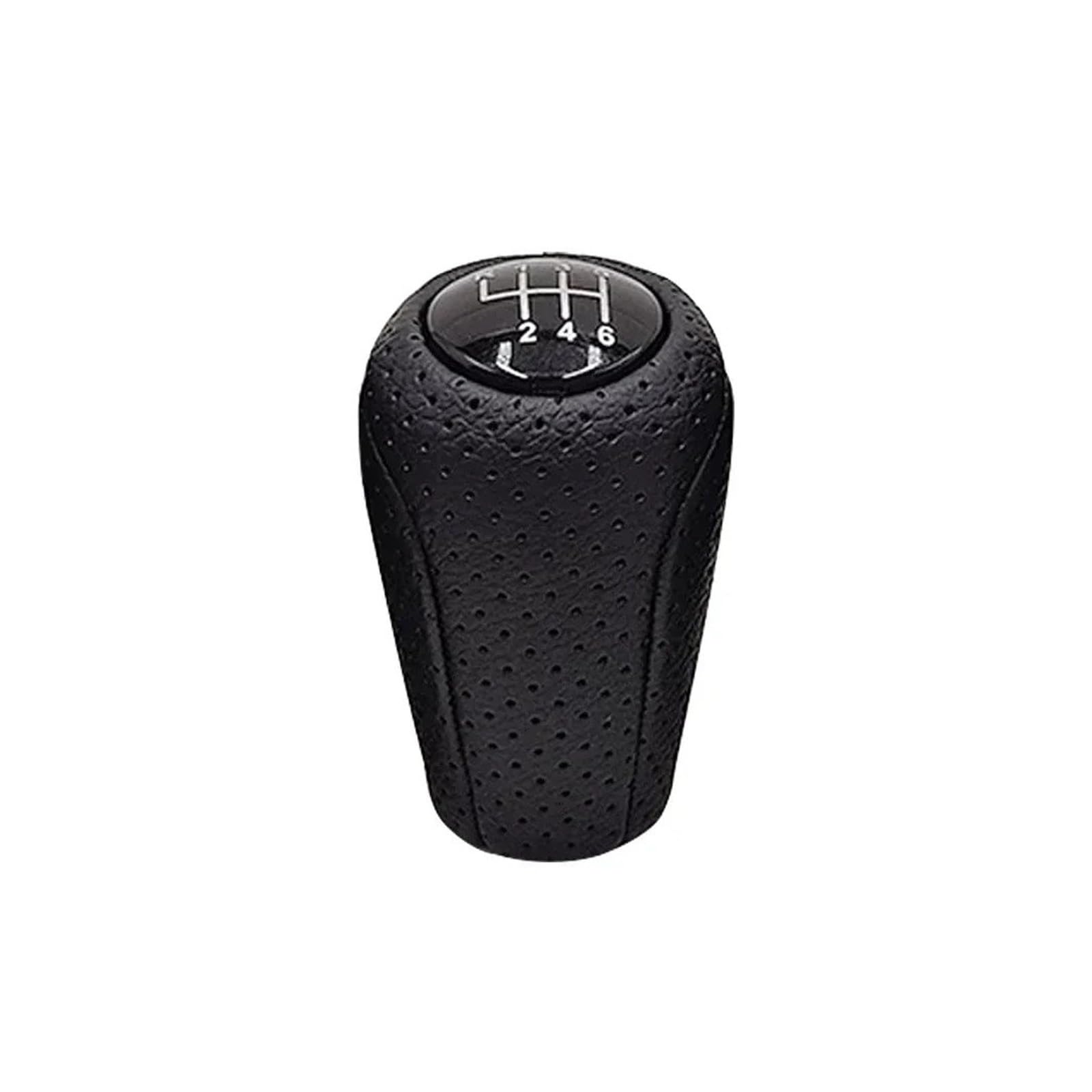Vbbrswaad Gear Knob Leather 5/6-Speed Gear Shift Knob for Mazda for 3 for BK for BL 5 for CR for CW 6 II GH for CX-7 ER for MX-5 NC III 23(6 Speed with Hole)