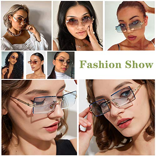 Grainas Occhiali da sole Rettangolari Senza