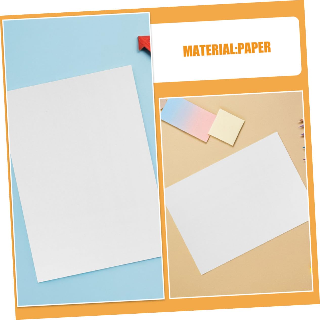 Hohopeti 100pezzi Carta per Acquerelli Blocco per Disegnare e Dipingere Carta Artistica per Ragazzo Ragazza Piccoli Adatta per Lavori Artigianali e Progetti Creativi